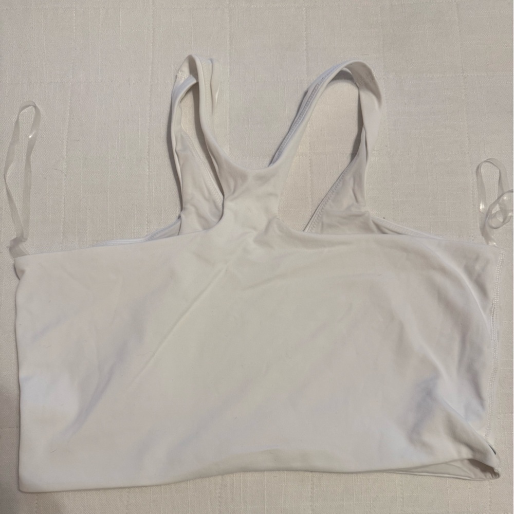 Lululemon Bend This V and Racer Bra - White - Size L/XL